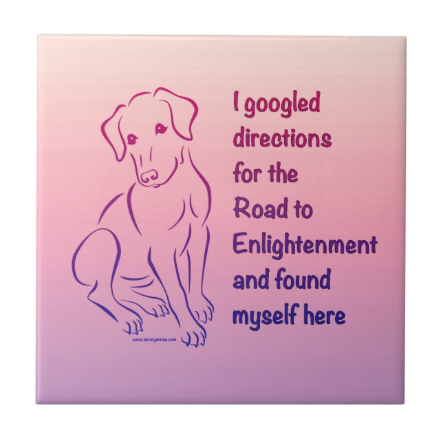 Azulejo De Cerámica Camino de la Ilustración (Frente)