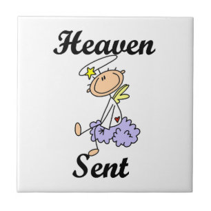 Azulejo De Cerámica Camisetas y regalos de ángel enviados del cielo
