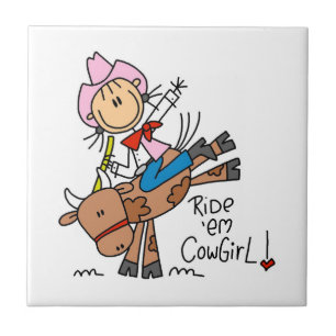 Azulejo De Cerámica Camisetas y regalos de Ride Em Cowgirl