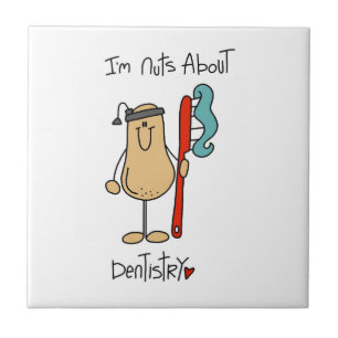 Azulejo De Cerámica Camisetas y regalos Nuts About Dentistry