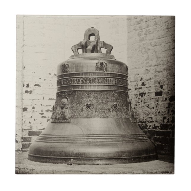 Azulejo De Cerámica Campana de iglesia ortodoxa rusa (Frente)