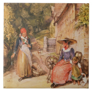 Azulejo De Cerámica Campesinos del bosque negro