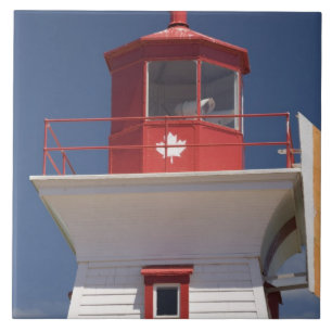 Azulejo De Cerámica Canadá, Isla del Príncipe Eduardo, Victoria.
