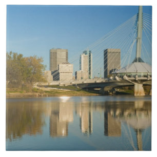 Azulejo De Cerámica CANADÁ, Manitoba, Winnipeg: Esplanada Riel 2