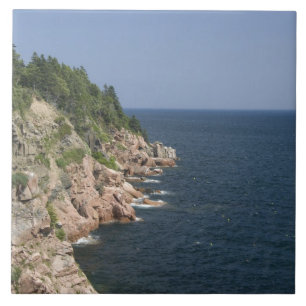 Azulejo De Cerámica Canadá, Nueva Escocia, Isla de Cabo Breton, Cabot 