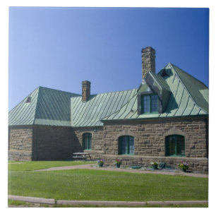 Azulejo De Cerámica Canadá, Nuevo Brunswick, Aulac. Fuerte Cumberland 