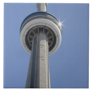 Azulejo De Cerámica Canadá, Ontario, Toronto. Parte superior de la Tor