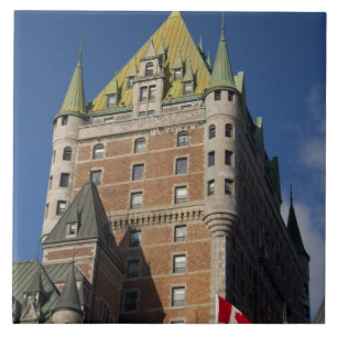 Azulejo De Cerámica Canadá, Quebec, Ciudad de Quebec. Fairmont Chateau
