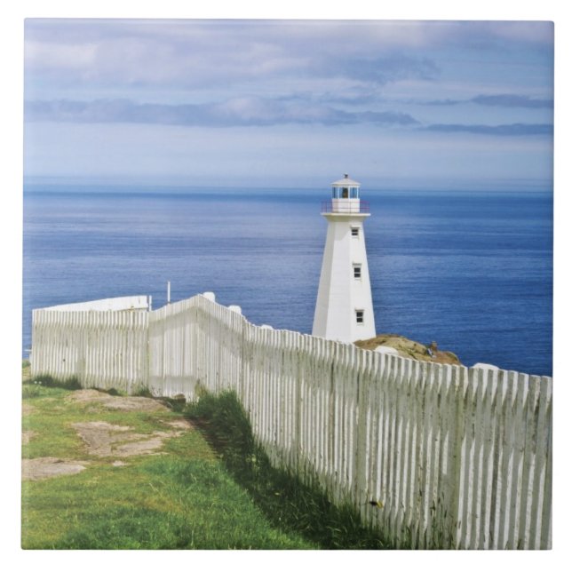 Azulejo De Cerámica Canadá, Terranova, Cape Spear National 2 (Frente)