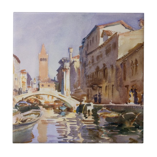 Azulejo De Cerámica Canal veneciano (Frente)