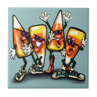 Azulejo De Cerámica Candy Corn Gang