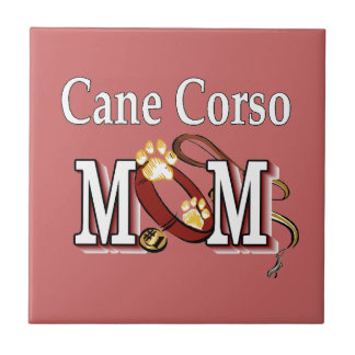 Azulejo De Cerámica Cane Corso Dog MOM