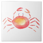 Cangrejo rojo y amarillo