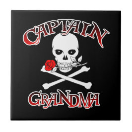 Azulejo De Cerámica Capitán Abuela