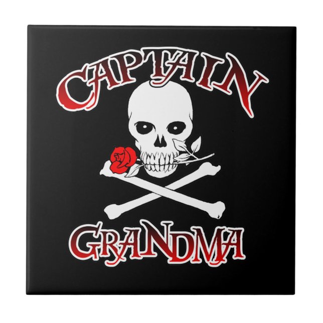 Azulejo De Cerámica Capitán Abuela (Frente)