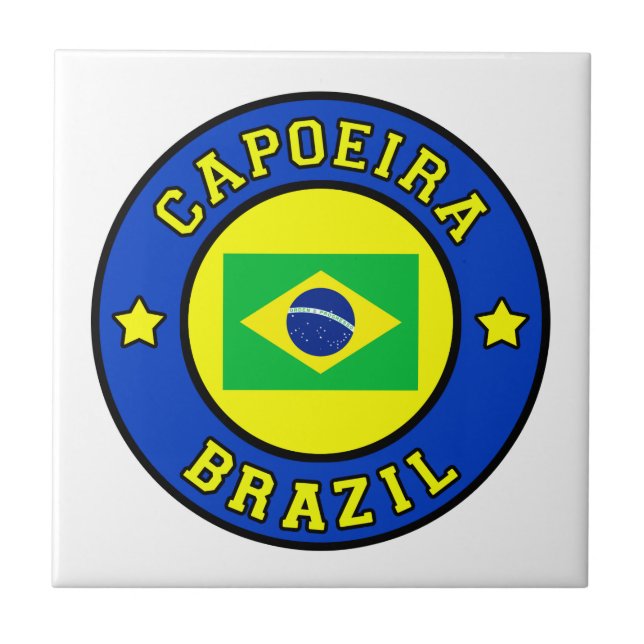 Azulejo De Cerámica Capoeira (Frente)