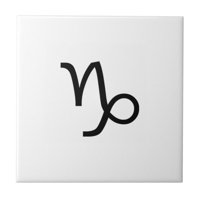 Azulejo De Cerámica Capricornio (Frente)