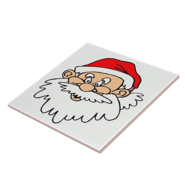 AZULEJO DE CERÁMICA CARA DE SANTA CLAUS (Lado)