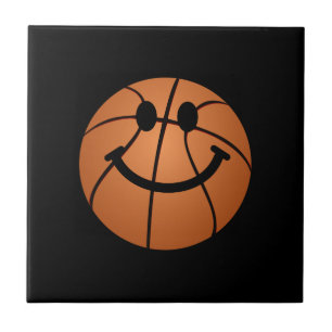 Azulejo De Cerámica Cara del baloncesto