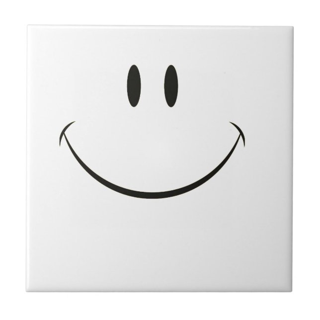 Azulejo De Cerámica Cara sonriente (Frente)