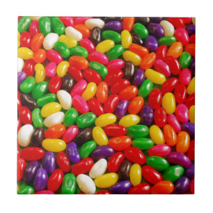 Azulejo De Cerámica Caramelo colorido del jellybean