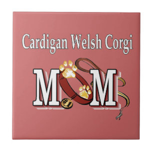 Azulejo De Cerámica Cardigan Welsh Corgi Dog MOM