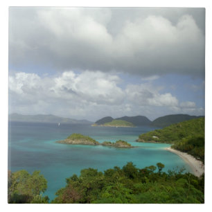 Azulejo De Cerámica Caribe, Islas Vírgenes de Estados Unidos, St. John