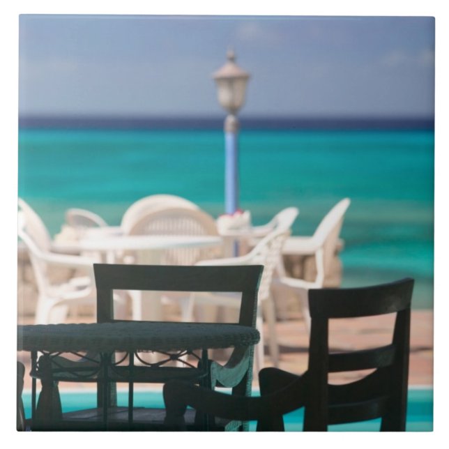 Azulejo De Cerámica Caribe, TURCOS y CAICOS, isla de Gran Turca, (Frente)