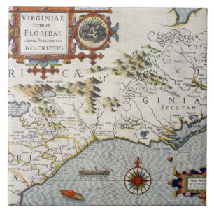 Azulejo De Cerámica Carolina del Norte, titulada 'artículo de
