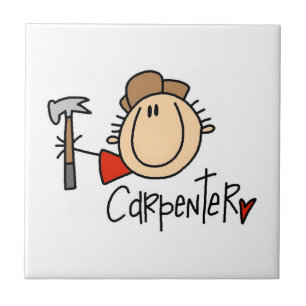 Azulejo De Cerámica Carpintero hombre
