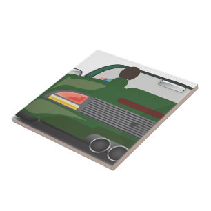 Azulejo De Cerámica Carrera de los años 80