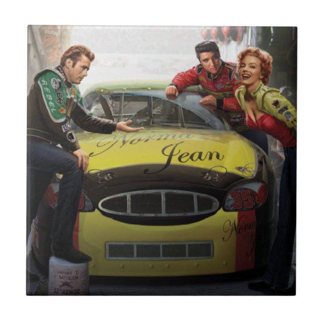 Azulejo De Cerámica Carretera eterno (Frente)