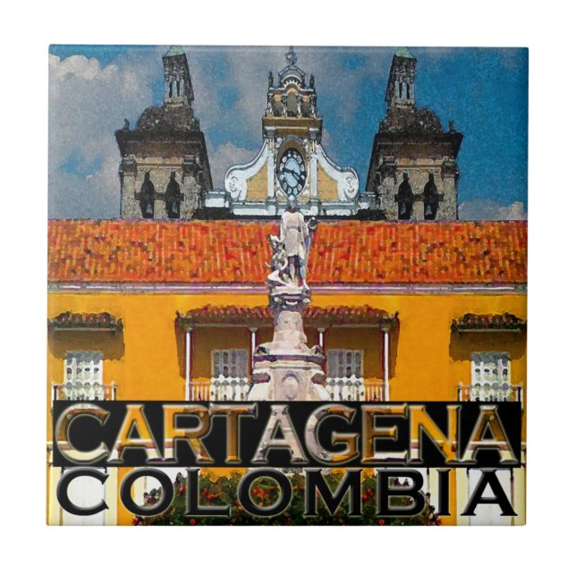 Azulejo De Cerámica Cartagena (Frente)