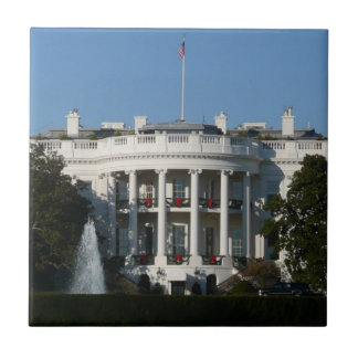 Azulejo De Cerámica Casa Blanca navidades de días festivos Washington