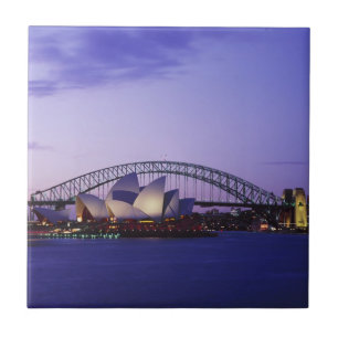 Azulejo De Cerámica Casa de la Ópera de Sydney y Puerto, Nueva Gales d