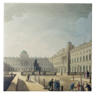 Azulejo De Cerámica Casa de Somerset, filamento, de 'Microcos de