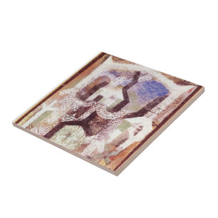 Azulejo De Cerámica Casas de verano de Paul Klee-