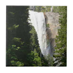 Azulejo De Cerámica Cascada Vernal II en el Parque Nacional Yosemite