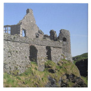 Azulejo De Cerámica Castillo de Dunluce cerca de Bushmills y Portrush,
