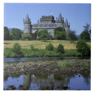 Azulejo De Cerámica Castillo de Inverary, Strathclyde, Escocia