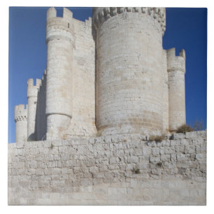 Azulejo De Cerámica Castillo Penafiel, contiene el Museo del Vino