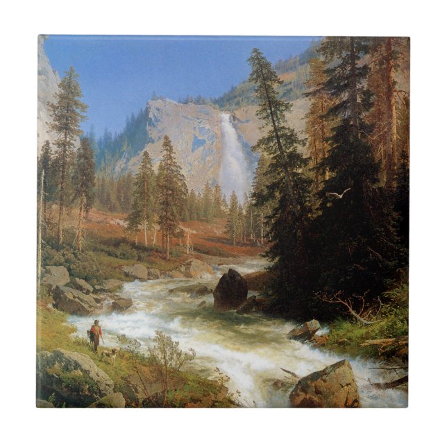 Azulejo De Cerámica Cataratas de Nevada, Yosemite (Frente)