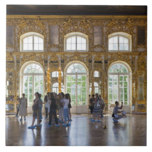 Azulejo De Cerámica Catherine Palace, detalle del Gran Salón