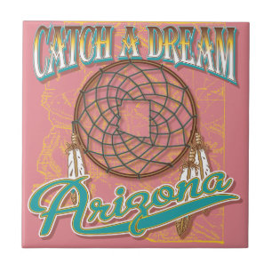 Azulejo De Cerámica Cazador de sueños de Arizona