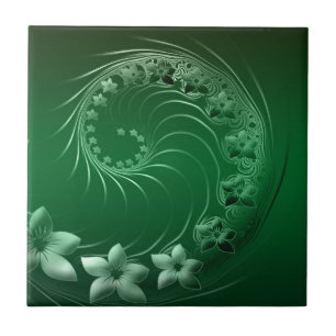 Azulejo De Cerámica Celebración de destino de Fiesta de diseño verde