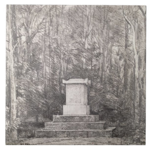 Azulejo De Cerámica Cenotafio a sir Joshua Reynolds en Coleorton