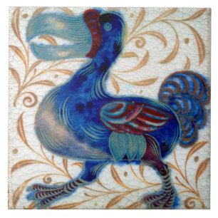 Azulejo De Cerámica Cerámica del Dodo de Guillermo De Morgan The