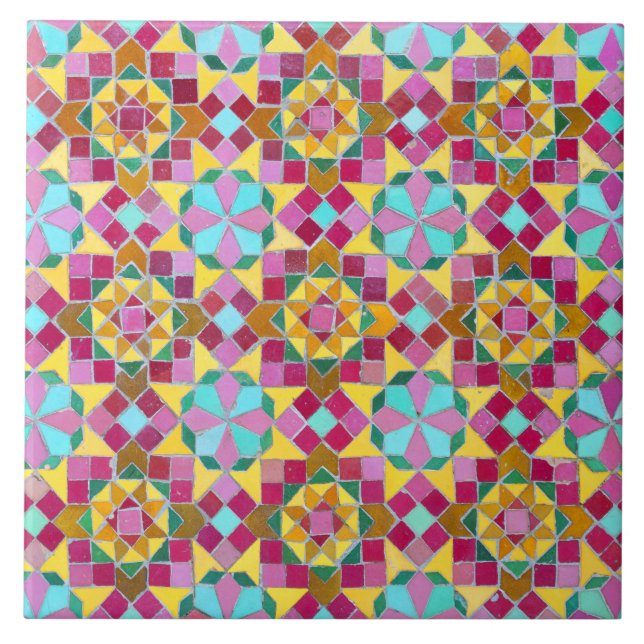 Azulejo De Cerámica Cerámica del mosaico del vintage (Frente)