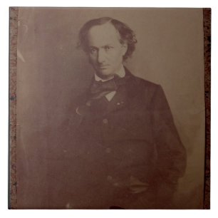 Azulejo De Cerámica Charles Baudelaire (1820-1867), poeta francés,
