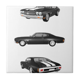 Azulejo De Cerámica Chevelle SS de 1970: